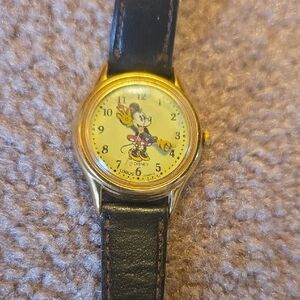 Disney Gold and Black Character Watch
